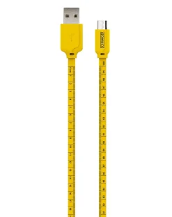 Schwaiger Tv Kabel & Stecker^WKM10 Gelb Micro USB Ladekabel