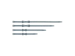 Sea to Summit Reiseutensilien^Stretch-Lock TPU-Gurte 4 Stück – Dusk Grey
