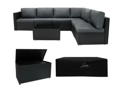 Monstershop Lounge Sets^Serafina Modulares 7-teiliges Möbelset mit Aufbewahrungsbox 700L
