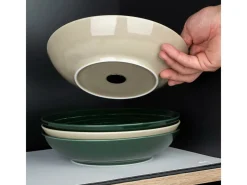 Silwy ⌀21 cm Set von 2 Magnet-Porzellan-Food-Bowls - Ivory< Schüssel & Schalen