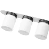 Silwy 3 weiße Magnet-Feinkostgläser mit weißem Leiste - 192 ml< Aufbewahrung Küche