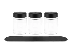 Silwy Küchenutensilien-3er-Set 192 ml magnetische Gewürzgläser
