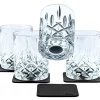 Silwy Gläser^4er-Set magnetische Whiskey Kristallgläser