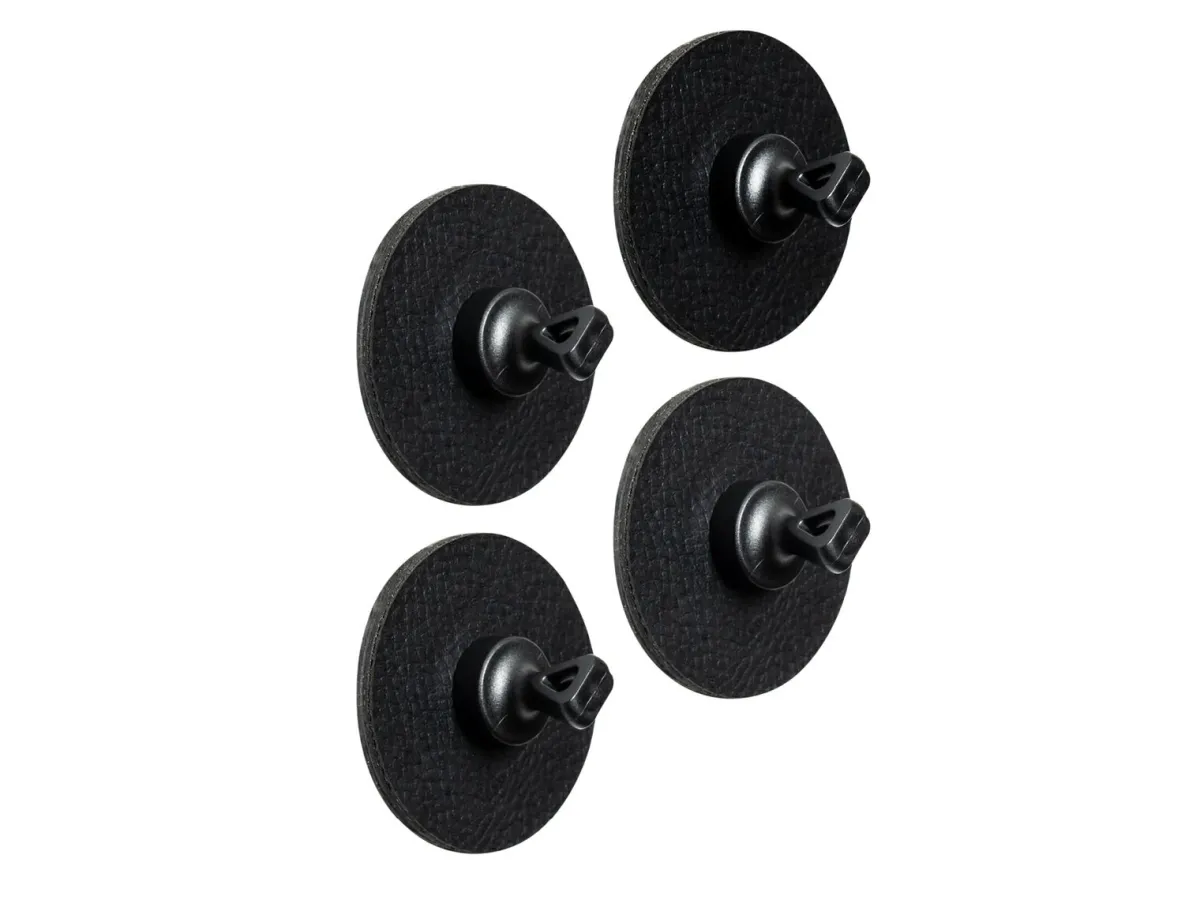 Silwy Flex 4er Set Magnet-Pins inkl. schwarzes Metall-Nano-Gel-Pads< Küchenutensilien