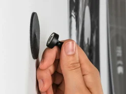 Silwy Flex 4er Set Magnet-Pins inkl. schwarzes Metall-Nano-Gel-Pads< Küchenutensilien