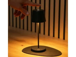 Silwy Laternen|Laternen^Monaco Magnet-Leuchte mit Platzset - Black