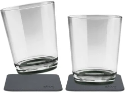 Silwy Pearl grey magnetische Trinkbecher< Gläser