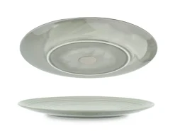 Silwy Teller^Set von 2 ⌀23 cm Magnet-Porzellanteller - Ash
