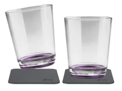 Silwy Set von 2 Magnet-Trinkbecher - Berry< Gläser