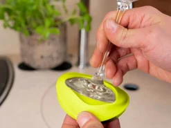 Silwy Küchenutensilien-Stielgläser Magnet-Kondom mit Pad - Yellow