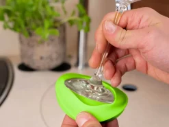 Silwy Küchenutensilien-Stielgläser Magnet-Kondom mit Pad - Lime