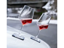 Silwy Gläser-Wein Classic Magnet-Kunststoffgläser - 2 Stück