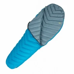 SirJoseph Sommerschlafsäcke|Daunenschlafsäcke-Attack II 400 Damen L170 Mumienschlafsack - Blue