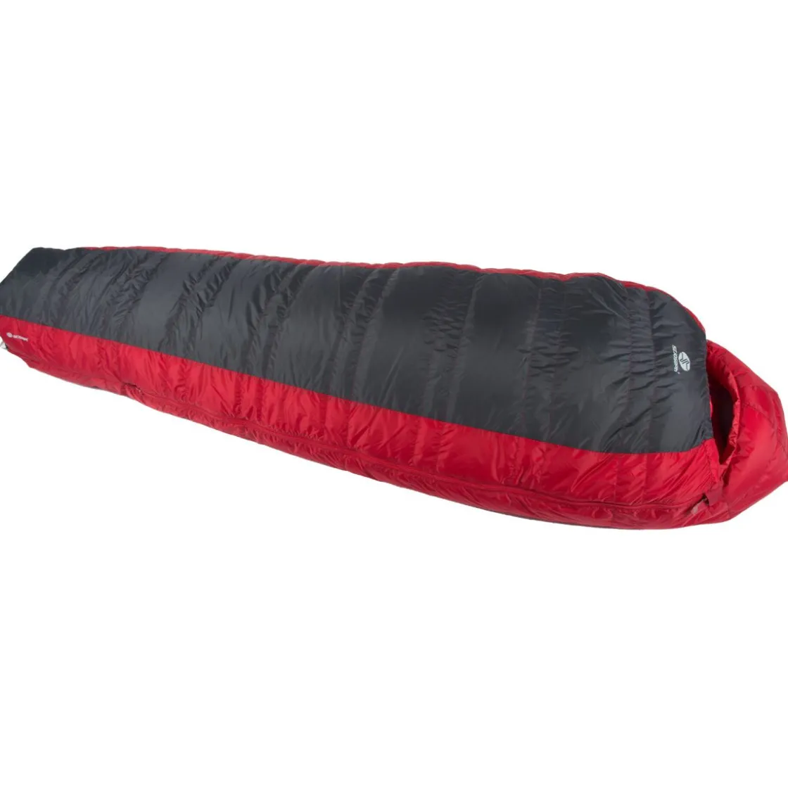 Markenlos Winterschlafsäcke|Daunenschlafsäcke-SirJoseph Himalaya Looping III 500 Mumienschlafsack – Red