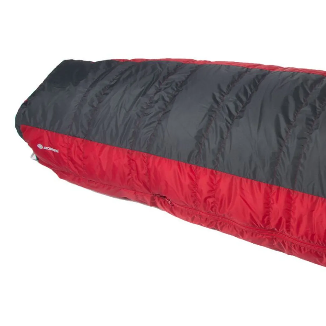 Markenlos Winterschlafsäcke|Daunenschlafsäcke-SirJoseph Himalaya Looping III 500 Mumienschlafsack – Red