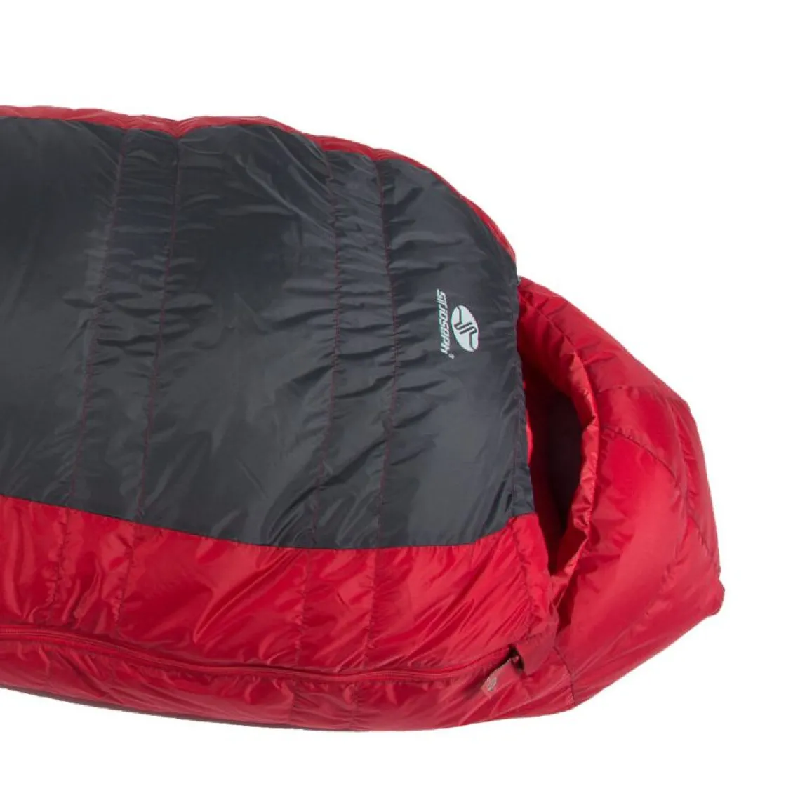 Markenlos Winterschlafsäcke|Daunenschlafsäcke-SirJoseph Himalaya Looping III 500 Mumienschlafsack – Red