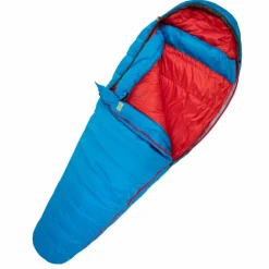 SirJoseph Mumienschlafsäcke|Ultraleichte Schlafsäcke^Trekking Rimo II 600 Links Mumienschlafsack - Blue