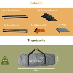 Skandika Windschutz^Bora 6 Meter Windschutz