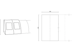 Skandika Zeltvordächer^Canopy Gotland 6 Grünes Vorzelt