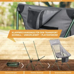 Skandika Compact Set von 2 Faltstühle< Faltstühle