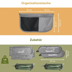 Skandika Compact Set von 2 Faltstühle< Faltstühle