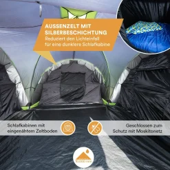 Skandika Daytona XXL Kuppelzelt< 6 Personen Kuppelzelte|Familienzelte