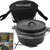 Skandika Dutch Oven Flame Master ohne Füße 7,1L Komplettsatz< Grill Zubehör|Grill Zubehör