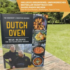 Skandika Dutch Oven Flame Master ohne Füße 7,1L Komplettsatz< Grill Zubehör|Grill Zubehör