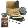 Skandika Grill Zubehör|Grill Zubehör^Dutch Oven Set Flame Master in Holzkiste