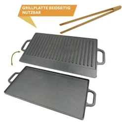 Skandika Grill Zubehör|Grill Zubehör^Dutch Oven Set Flame Master in Holzkiste