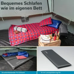 Skandika Selbstaufblasende Schlafmatten-Easy Single selbstaufblasend Schlafmatte