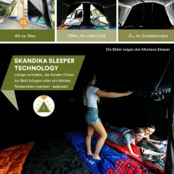 Skandika Gotland 6 Sleeper Protect Tunnelzelt< 6 Personen Tunnelzelte|Verdunkelungszelte