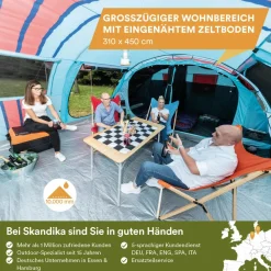 Skandika 6 Personen Tunnelzelte|Familienzelte-Gotland 6 Tunneltent