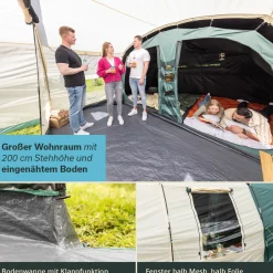 Skandika Hafslo 5 Sleeper Protect Tunnelzelt< 5 Personen Tunnelzelte|Verdunkelungszelte