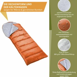 Skandika Iceland Links Schlafsack< Deckenschlafsäcke|Sommerschlafsäcke