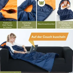 Skandika Iceland Links Schlafsack< Deckenschlafsäcke|Sommerschlafsäcke