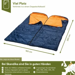 Skandika Iceland Links Schlafsack< Deckenschlafsäcke|Sommerschlafsäcke
