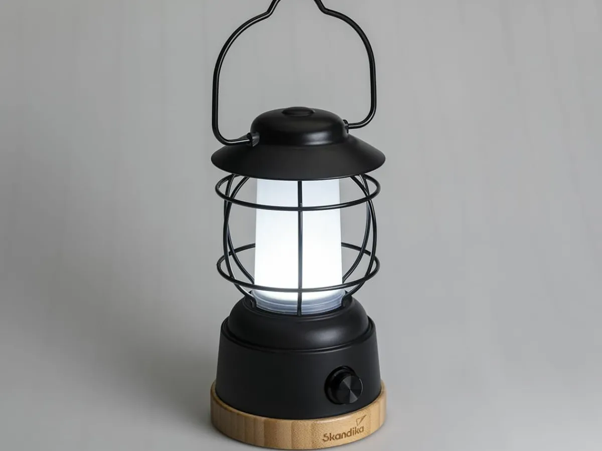 Skandika Kiruna Jord LED Retro Lampe mit Powerbank< Campinglampen Aufladbar|Campinglampen Aufladbar