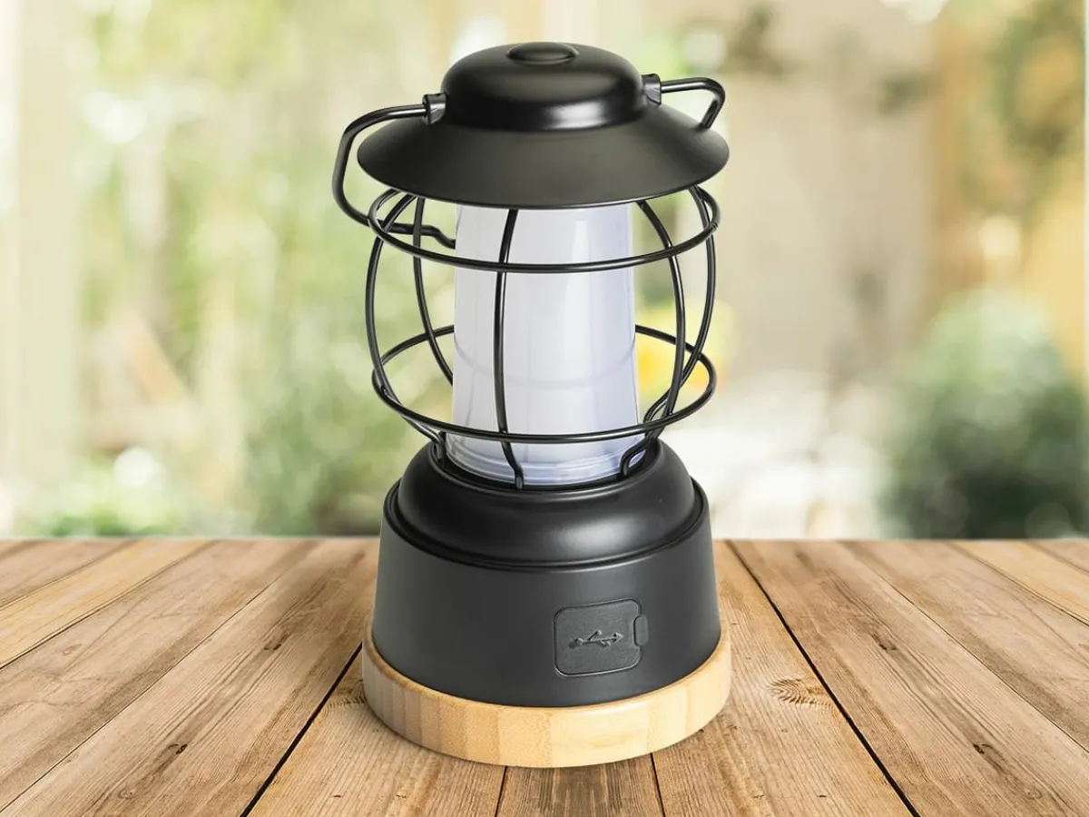 Skandika Kiruna Jord LED Retro Lampe mit Powerbank< Campinglampen Aufladbar|Campinglampen Aufladbar