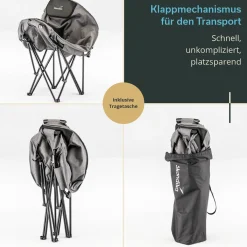 Skandika Kupari Moonchair Campingstuhl< Faltstühle