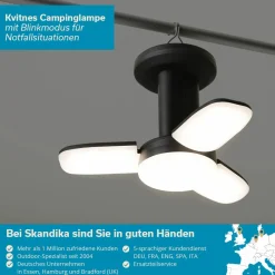 Skandika Hängelampen|Hängelampen-Kvitnes Campinglampe