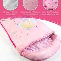 Skandika Schlafsäcke Kinder|Sommerschlafsäcke-Lillifee Kinder Schlafsack