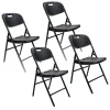 Skandika Masi Set von 4 Klappstuhle - Black< Klappstühle