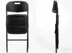 Skandika Masi Set von 4 Klappstuhle - Black< Klappstühle