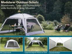 Skandika Pavillon Fortun 350 Outdoor Shelter mit Moskitonetz< Partyzelte
