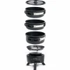 Skandika Campinggrills|Campinggrills-Rask Hybrid Gas/Strom Campingkocher - Black