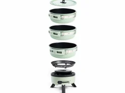 Skandika Campinggrills|Campinggrills^Rask Hybrid Gas/Strom Campingkocher - Green