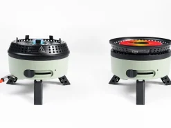 Skandika Campinggrills|Campinggrills^Rask Hybrid Gas/Strom Campingkocher - Green