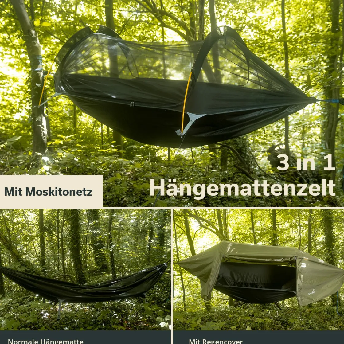Skandika Hängematten^Rian Hängemattenzelt mit Moskitonetz