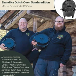 Skandika Sauerländer BBCrew Dutch Oven Satz - 8 Liter< Grill Zubehör|Grill Zubehör
